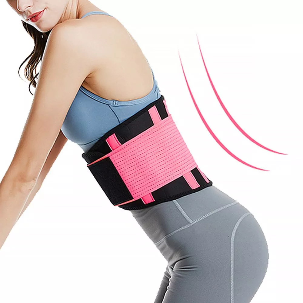 Ukufaneleka Kwe-Sweat Belt Waist Support