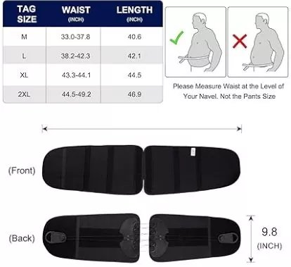 I-Wide Back Brace Support