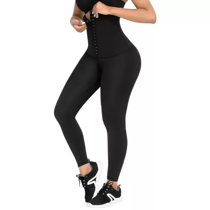I-Women High Waist Neoprene Yoga Leggings